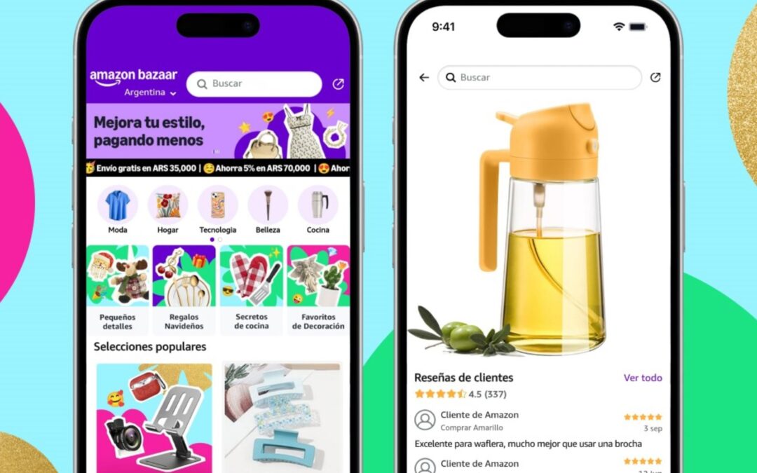 Cómo funciona Amazon Bazaar, la app rival de Shein y Temu que desembarca en Argentina con miles de productos baratos